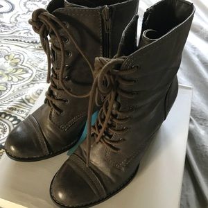 Zip Up Ankle Boots